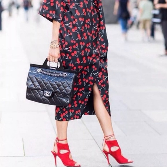 Aquazzura Red Stiletto Heels with Lace-Up Design size 37 made in Italy - Picture 3 of 14